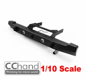 CCHAND Soild Rear Bumper for AXIAL SCX10 90046/90047 cherokee Black/Silver/Red - Picture 1 of 15