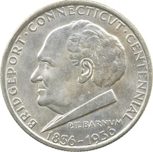 1936 Bridgeport Connecticut Commemorative Half Dollar *6923 - Picture 1 of 3