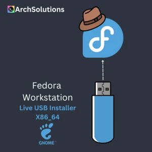Fedora Linux 32GB Bootable USB – Live OS & Install with Persistence - Picture 1 of 11