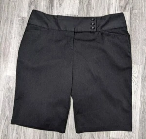 🤩 Maurices Damen/Junioren Größe 13/14 Taschen Chino schwarz Kleid Bermuda Shorts! - Bild 1 von 9