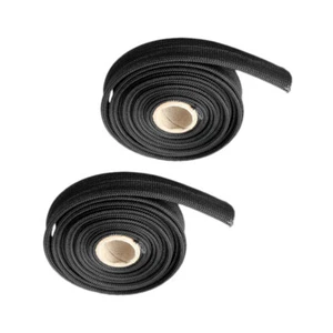 2Pcs Heat Fiberglass Shield Sleeve Adjustable Hose Heat Spark Plug Wire 10ft sd - Picture 1 of 4
