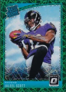 2018 Panini Donruss Optic Green Velocity #181 - Jaleel Scott Rookie - Picture 1 of 2
