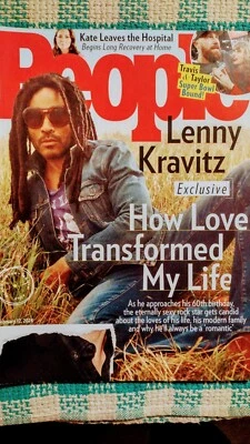 People Magazine February 12th 2024 Lenny Kravitz How Love Transformed My Life - Image 1 of 4