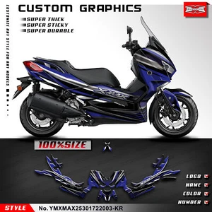 Kungfu Graphics Sports Scooter Custom Sticker for Yamaha XMAX 250 300 2017-2022 - Foto 1 di 7