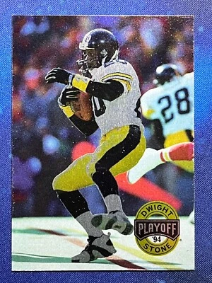 1994 Playoff Football #144 Dwight Stone Pittsburgh Steelers - Image 1 of 2