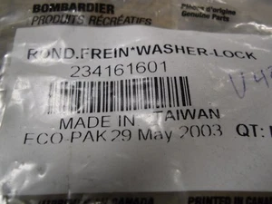 Lock Washer 6mm Seadoo Part Number 234161601 - Bild 1 von 4
