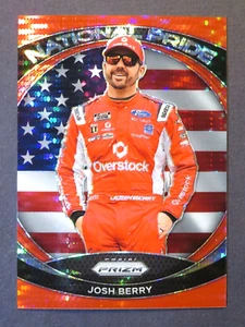 2024 Panini Prizm NASCAR Racing Josh Berry National Pride Red Pulsar Card /199 - Bild 1 von 2