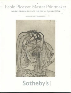 SOTHEBY'S London PICASSO Prints European Collection Auction Catalog 2010 - Bild 1 von 1