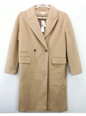 Topshop Beige Military Oversized Overcoat Outdoor Jacket Size 10 New NWT  - Imagem 1 de 4