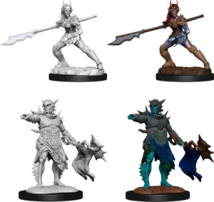 Miniaturas sin pintar Magic the Gathering: reloj de ondas Coralhelm Commandr y Halimar - Imagen 1 de 1