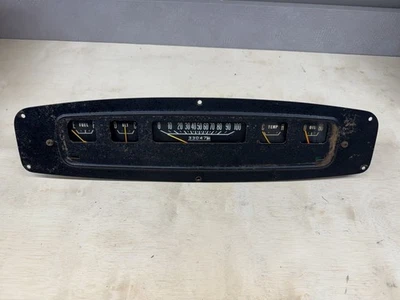1966-1967 Dodge D100 D150 D200 Sweptline Dash Guage Cluster - Image 1 of 3