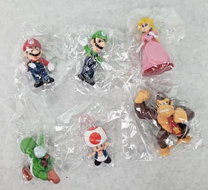 2007 Super Mario Bros. Mini 2.5” Figures Nintendo Lot of 6 New in Packages - Picture 1 of 10