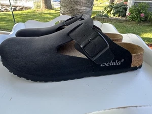Betula Licensed by Birkenstock Black Suede Clog Size: 43 - Picture 1 of 10