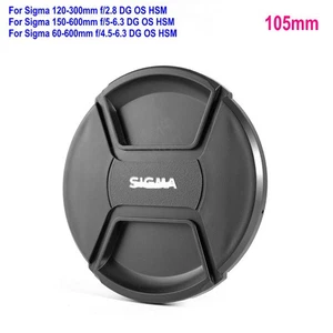 105mm Front Lens Cap Cover For Sigma 120-300mm F2.8 150-600mm F5-6.3 60-600mm - Picture 1 of 6