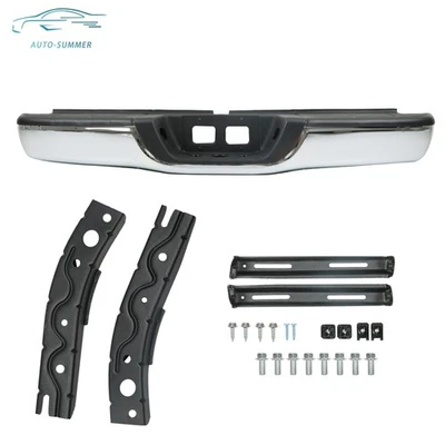 Fit For Toyota Tundra 2000-2006 Complete Rear Step Bumper Assembly Chrome Steel - Изображение 1 из 4