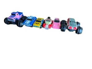 Galoob Vintage Micro Machines Set 6 Monstertrucks Autos Josh Rallye Goodyear - Bild 1 von 17