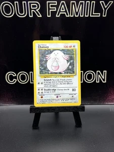 Pokemon Card - Chansey Holo Rare Base Set 3/102 LP - Picture 1 of 7