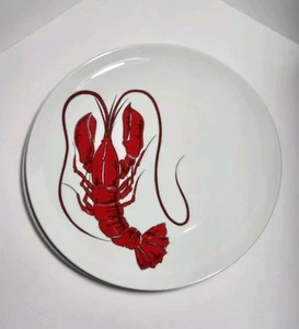 4 Vintage Japan Lobster Dinner Plates 10.5" Horchow Pattern - Picture 1 of 5