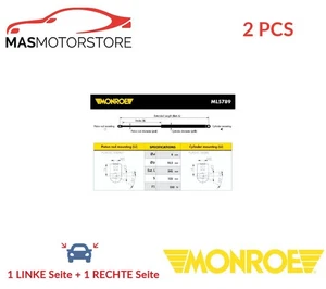 GASFEDER DÄMPFER HECKKLAPPE PAAR MONROE ML5789 2PCS P FÜR RENAULT MEGANE II - Picture 1 of 5