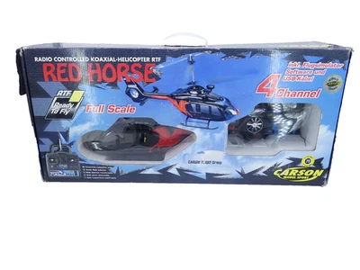 Red Horse EC-135 Hubschrauber Helikopter RC Ferngesteuert Carson wie NEU OVP - Bild 1 von 4