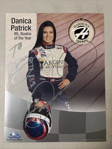 2005 Signed DANICA PATRICK IRL Rookie of the Year Photo Argent Mortgage - Picture 1 of 6