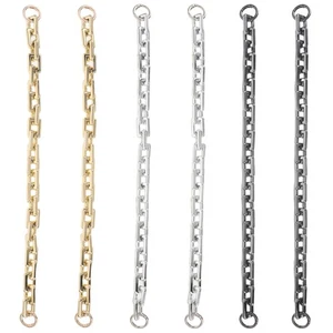  3 Pezzi Catena Decorativa per Borsa Donna Prolunga Catene Ricambio - Foto 1 di 12