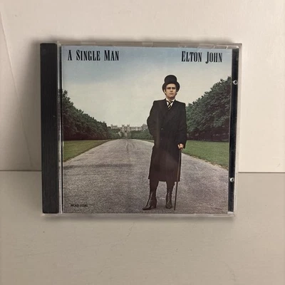 A Single Man by Elton John (CD, 1978, MCA) Jewel Case Broken Foto 1 de 4