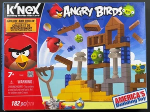 K'NEX Angry Birds - Grillin' And Chillin' - 182 PCS - Building Set - NEW Sealed - Picture 1 of 6