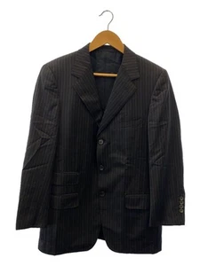 GUCCI Wool Tailored Jacket Navy Stripe Size 48 Blazer #EF BGA - Picture 1 of 7