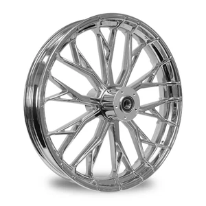 16X3.5" CHROME RAIDER PRODIGY REAR WHEEL FOR HARLEY TOURING, SOFTAIL, DYNA 2000- - Picture 1 of 1