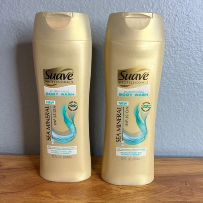 Jabón corporal purificador con infusión de minerales marinos Suave Professionals 12 fl oz cada uno NUEVO Foto 1 de 4