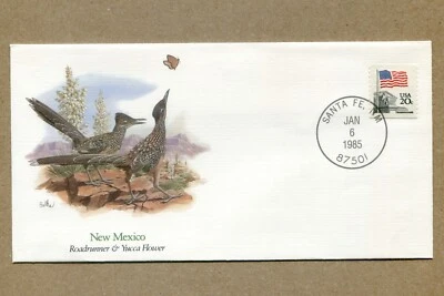 USA Don Balke’s BIRDS & FLOWERS, New Mexico. 1985 FDC - Image 1 of 2