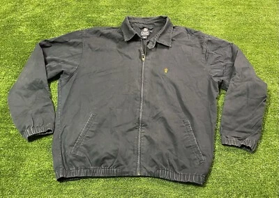 Chaqueta Vintage Chaps Ralph Lauren Cremallera GRANDE Azul Marino Foto 1 de 4