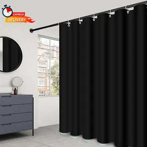 Fabric Shower Curtain Liner, Waterproof Hotel Quality, Bathroom Curtains Rust Re - Picture 1 of 12