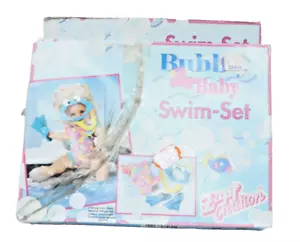 Bubbly Baby Schwimm Kleidung Puppen Zubehör Set Spielzeug Zapf 90er Jahre NEU - Bild 1 von 8
