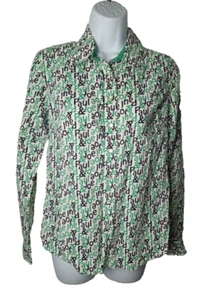 Camisa Paul & Joe for Target Logo abotonada para mujer talla L - Imagen 1 de 7