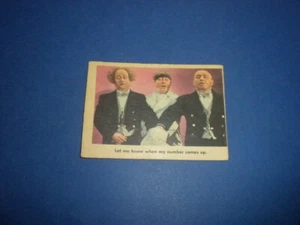 THE THREE/3 STOOGES #33 Fleer trading card 1959 Moe Larry Curly - Picture 1 of 5