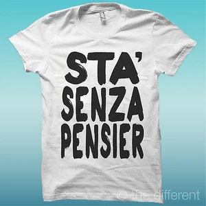 T-SHIRT " STA SENZA PENSIER " SERIE TV GOMORRA IDEA REGALO - Picture 1 of 1