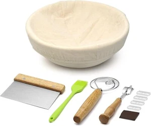Bread Proofing Basket, 9 inch Round Sourdough Starter Kit for Baking Fermentatio - Picture 1 of 7