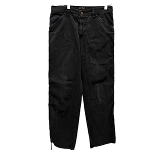 Pantalones cargo Giorgio Armani AJ para hombre Simin T SPA negros hechos en Italia 34X34 - Imagen 1 de 10