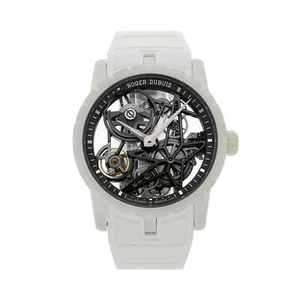 Roger Dubuis Excalibur Monobalancier Auto White MCF Case 42mm Watch DBEX0949 - Picture 1 of 6