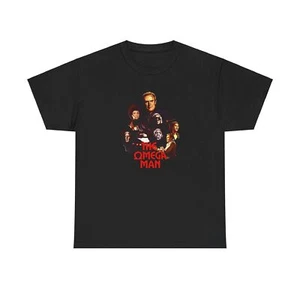 The Omega Man Unisex Tee, Classic Movie Shirt, Heavy Cotton Tee, Vintage Film - Picture 1 of 11
