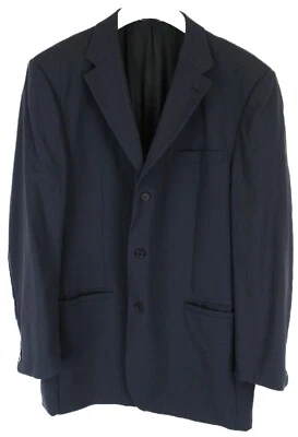 VERSACE Classic V2 Blazer Men's (EU) 54L Wool Blend Single Breasted Lined Notch - Image 1 of 4