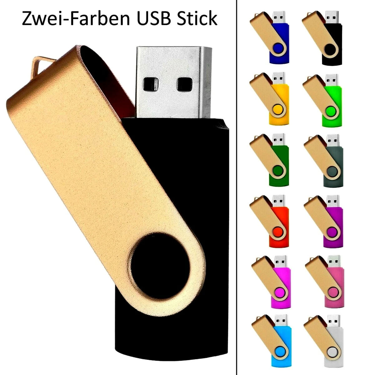Onwomania USB Stick Als Zange – 8 GB, USB 2.0, In Alu-Geschenkbox, Lustiges Büro-Geschenk