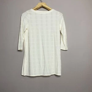 J. Jill Wherever Collection Womans 3/4 Sleeve Tunic Top Cream Size XS - Picture 1 of 13