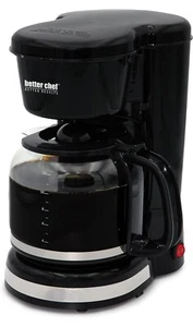 Better Chef 12 Cup Pause 'n Serve Coffee Maker with Stylish Brushed Metal Trim - Picture 1 of 4