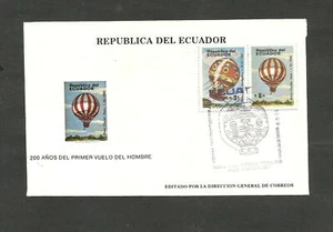 BALLOON - ECUADOR FDC 1984, VF - Picture 1 of 2