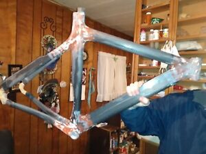 raw carbon fiber bicycle frame