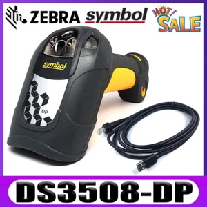 Zebra Symbol DS3508-DP 1D/2D Rugged Handheld Barcode Scanner Reader W/ USB Cable - Picture 1 of 9