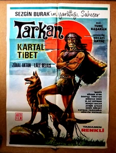 Tarkan Kartal {Kartal Tibet} Türkisch Original Selten Filmplakat 60er - Bild 1 von 6